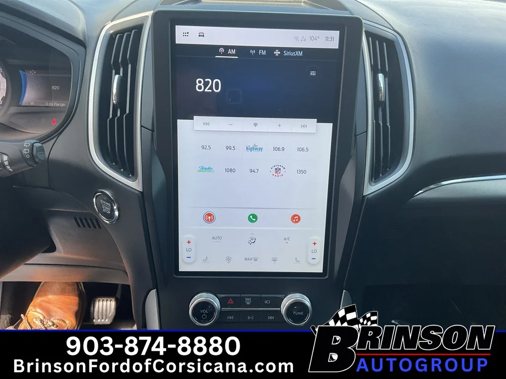 Used 2022 Atlas Blue Metallic Ford SEL image 29