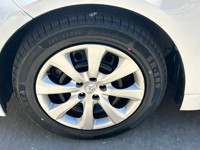 Used 2021 Super White Toyota LE image 11