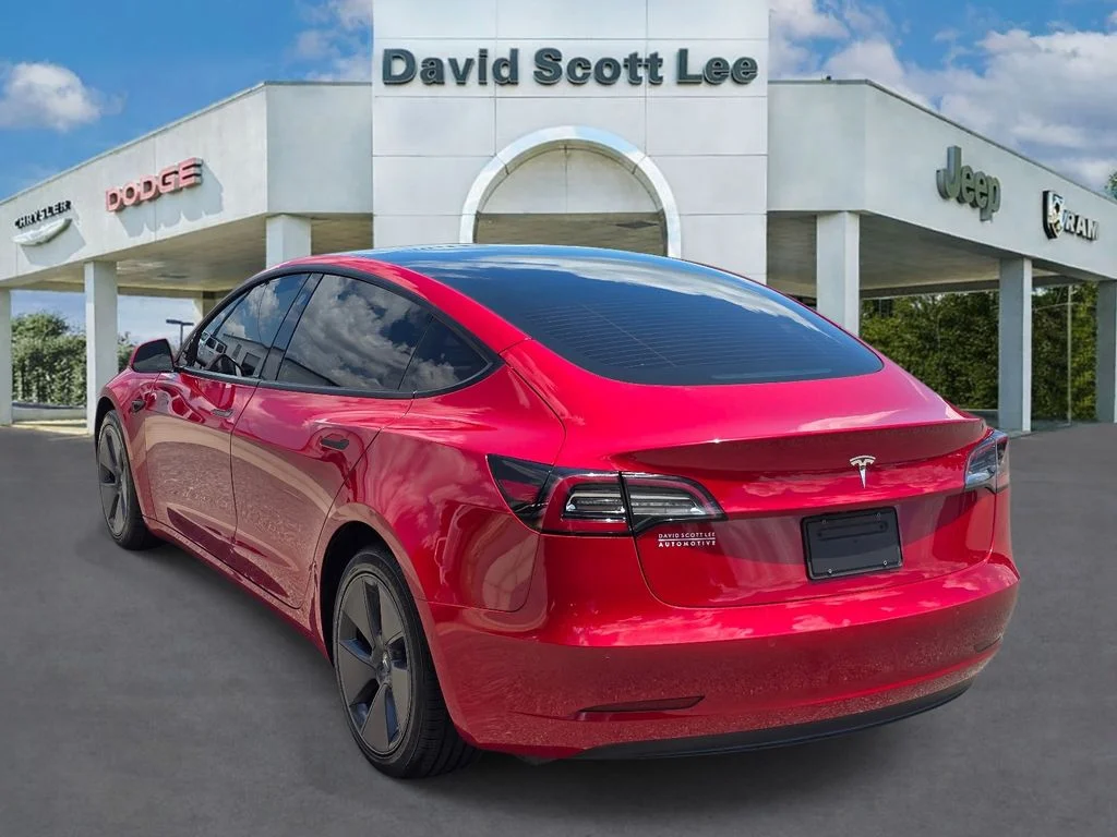 Used 2022 Red Tesla Base image 9