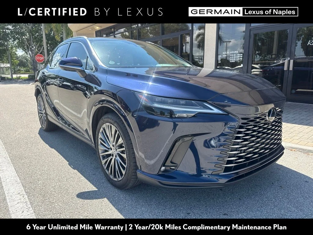 Certified Used 2024 Blue Lexus 350 Luxury image 1