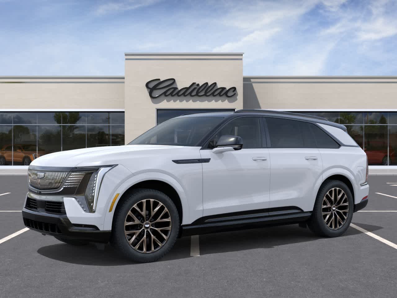 New 2026 Vibrant White Tricoat Cadillac Sport image 2