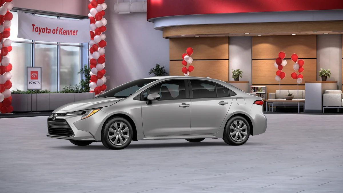 New 2026 Classic Silver Metallic Toyota LE image 3