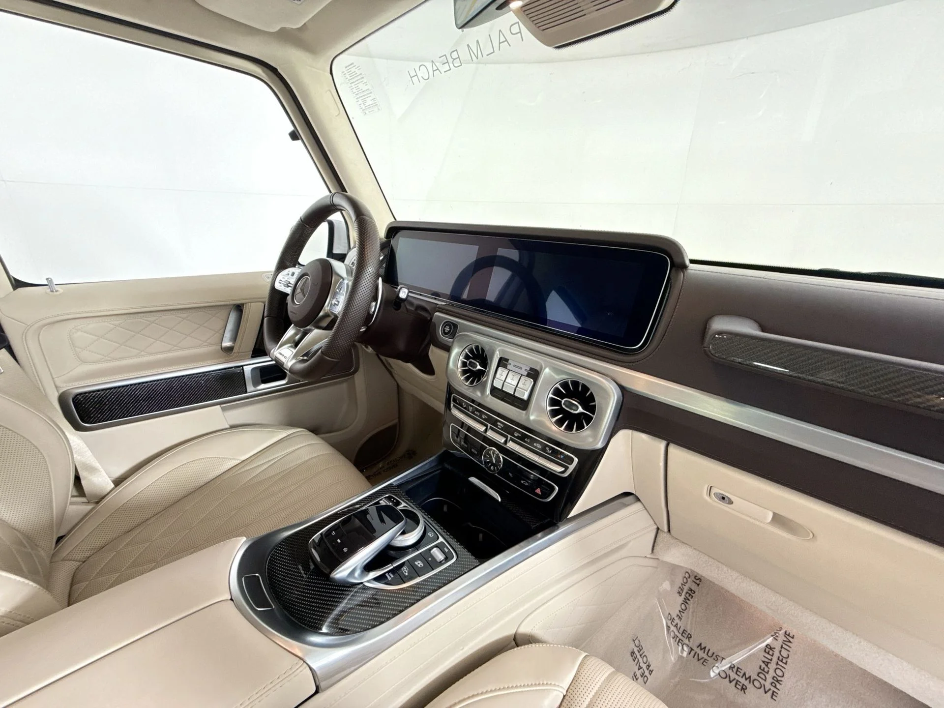 Used 2023 MANUFAKTUR Moonlight White Metallic Mercedes-Benz G 63 AMG® image 25