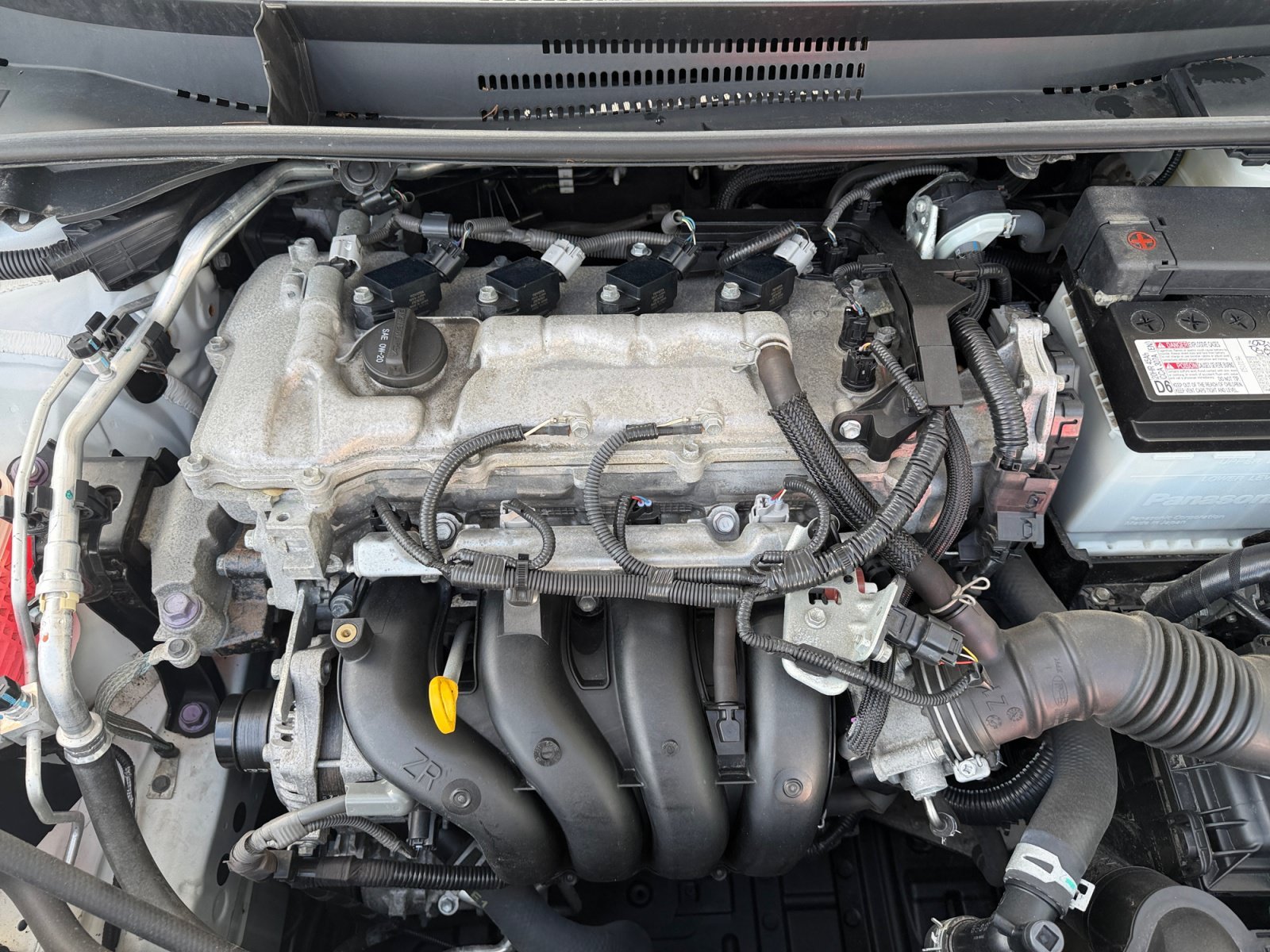 Used 2020 Super White Toyota LE image 7