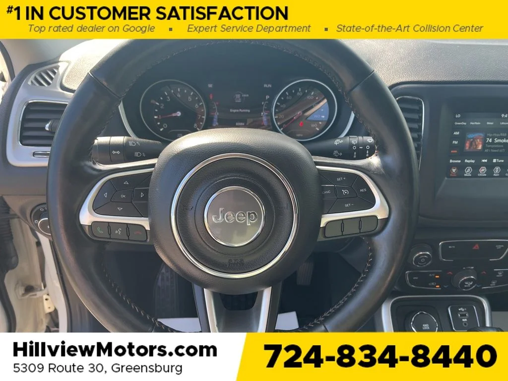 Used 2021 White Clearcoat Jeep Latitude image 19