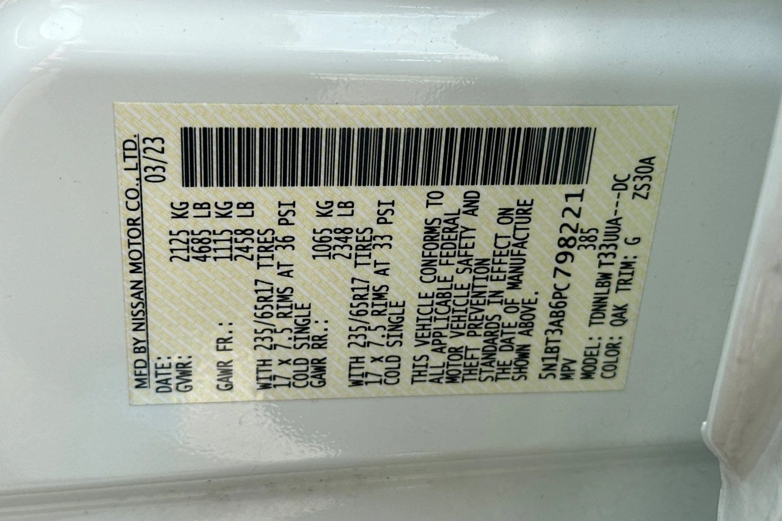 Used 2023 White Nissan S image 30