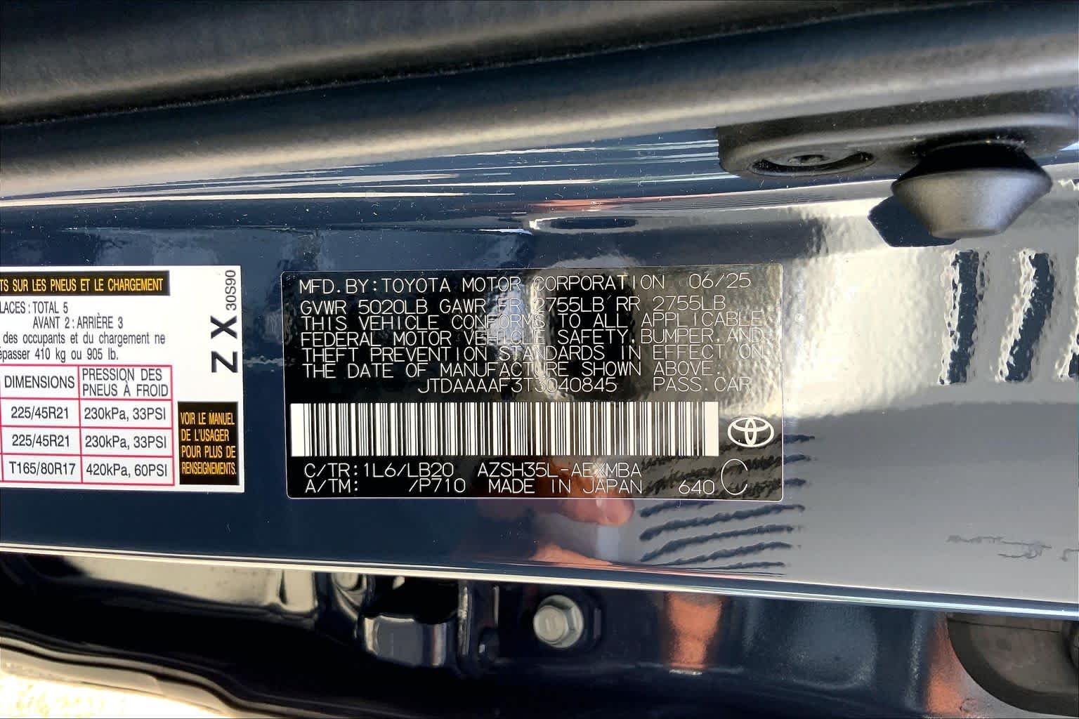Used 2026 Storm Cloud Toyota Nightshade image 36