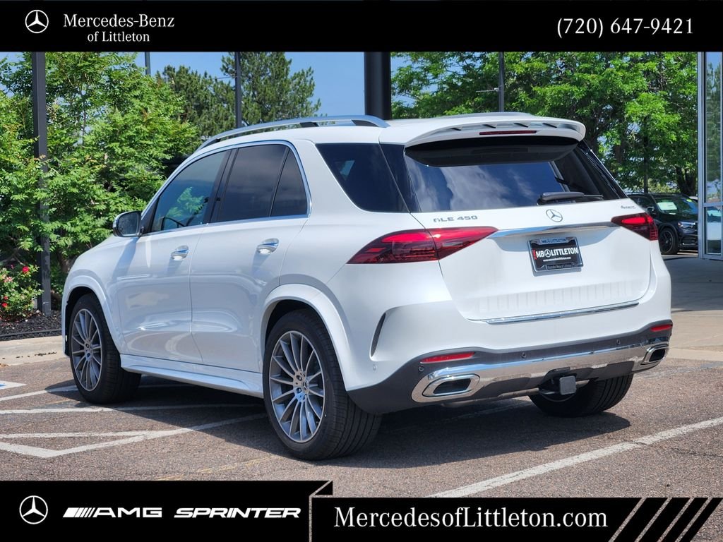New 2026 MANUFAKTUR Moonlight White Metallic Mercedes-Benz GLE 450 image 5