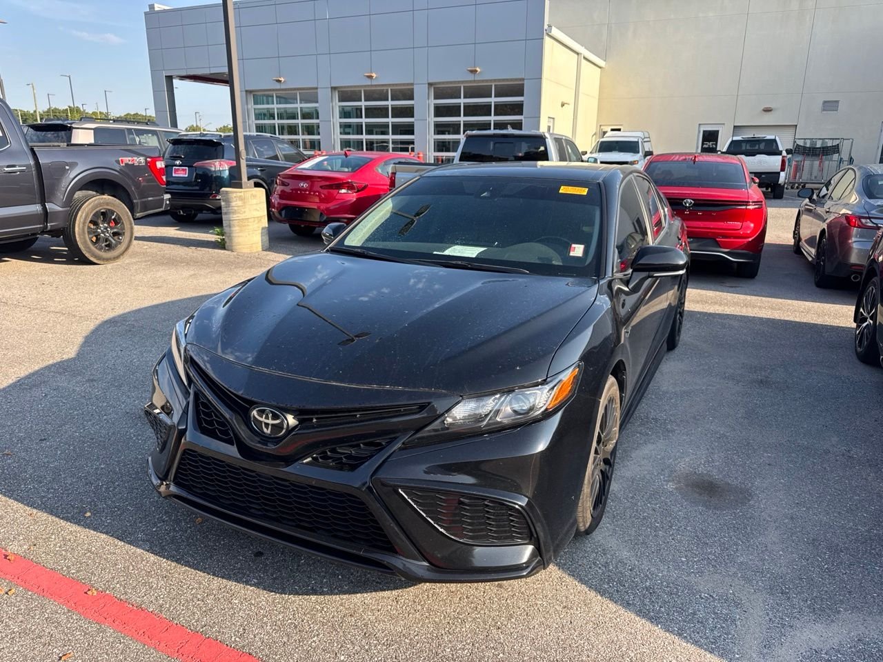 Used 2024 Black Toyota SE image 1