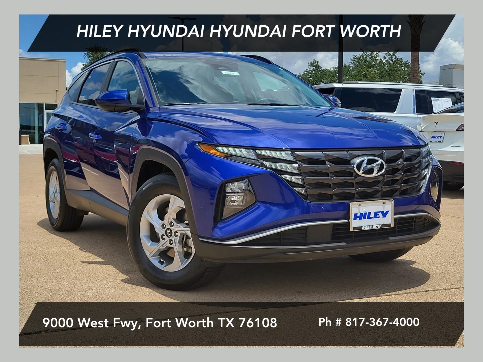 Used 2024 Intense Blue Hyundai SEL image 1