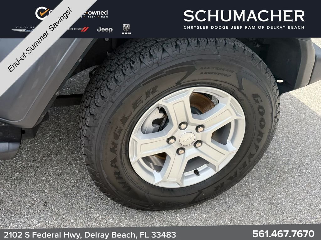 Used 2022 White Jeep Unlimited Sport S image 18