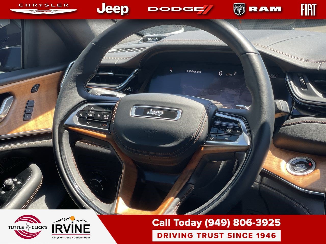 Used 2024 Baltic Gray Metallic Clearcoat Jeep Summit Reserve image 18