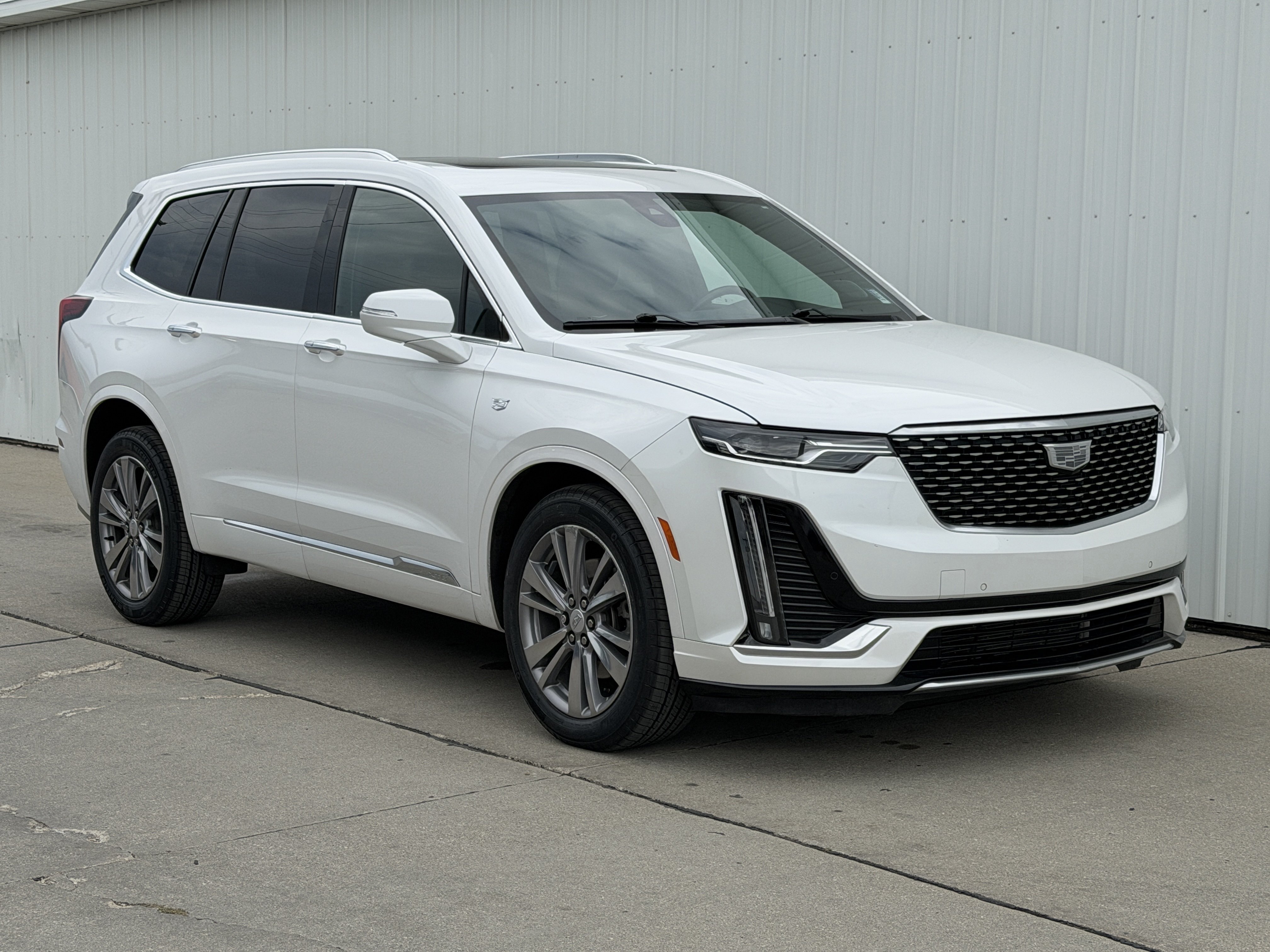 Used 2024 Crystal White Tricoat Cadillac AWD Premium Luxury image 2