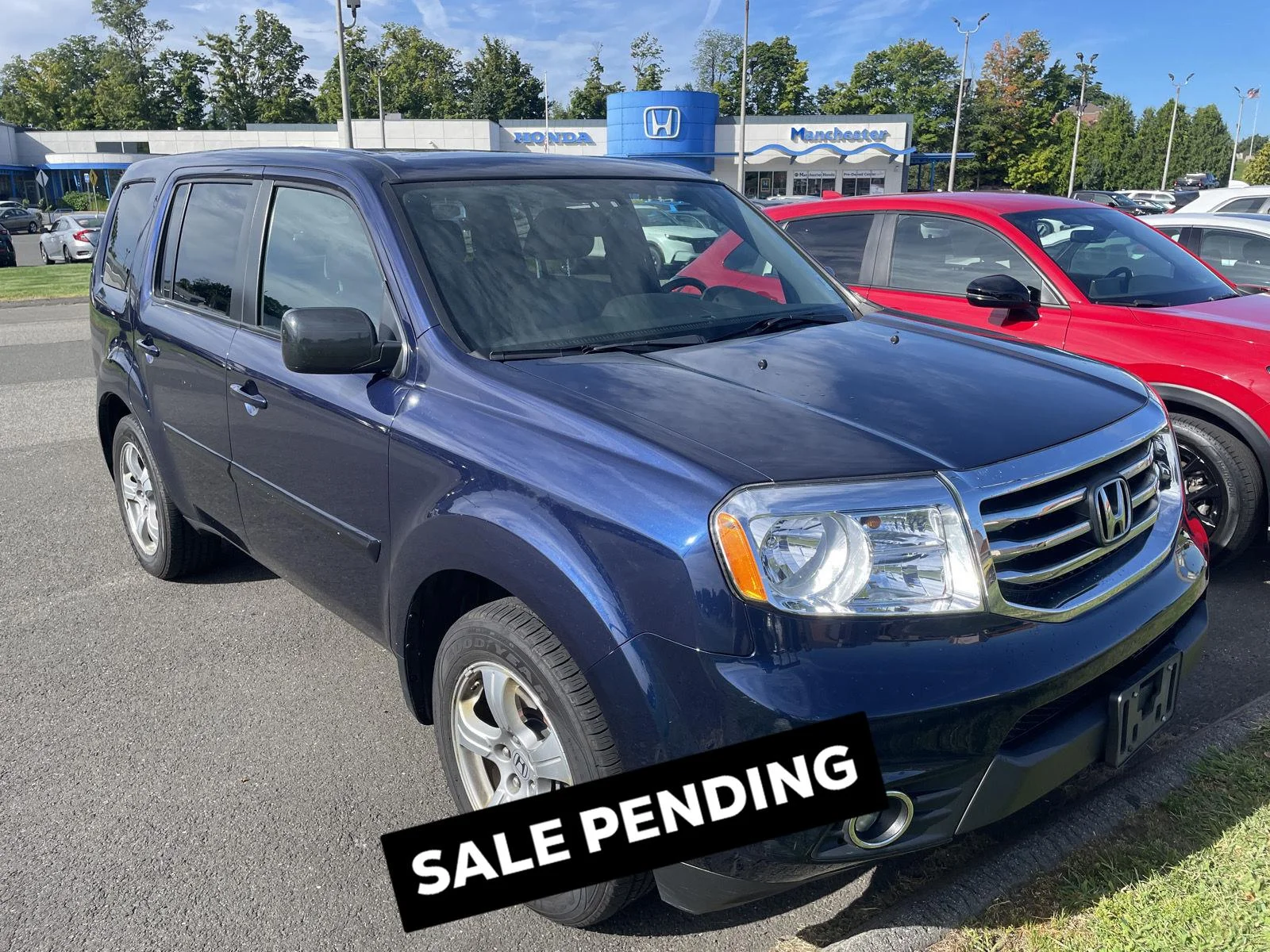 Used 2015 Obsidian Blue Pearl Honda EX-L image 1