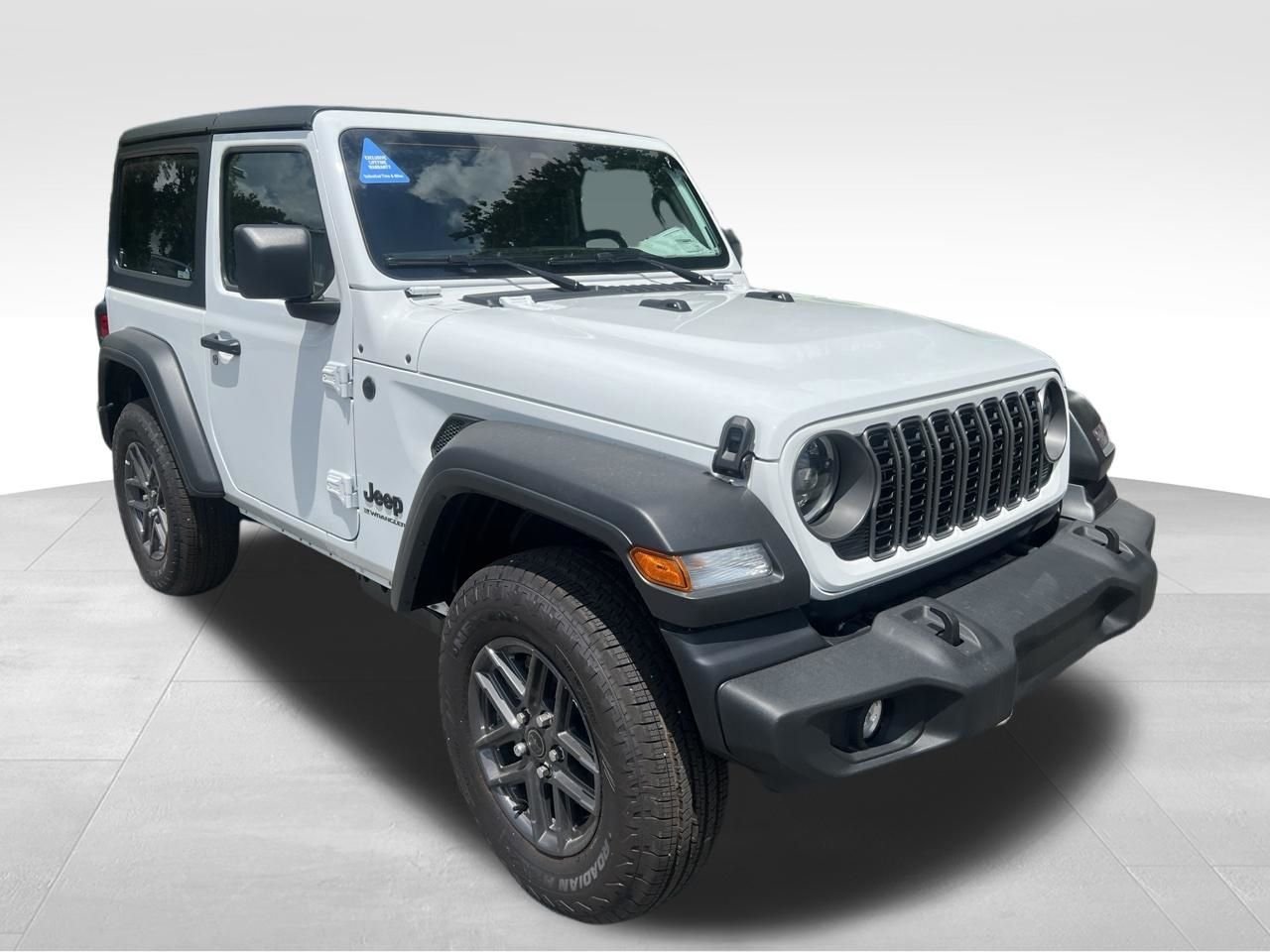 New 2026 Bright White Clear-Coat Exterior Paint Jeep Sport S image 8