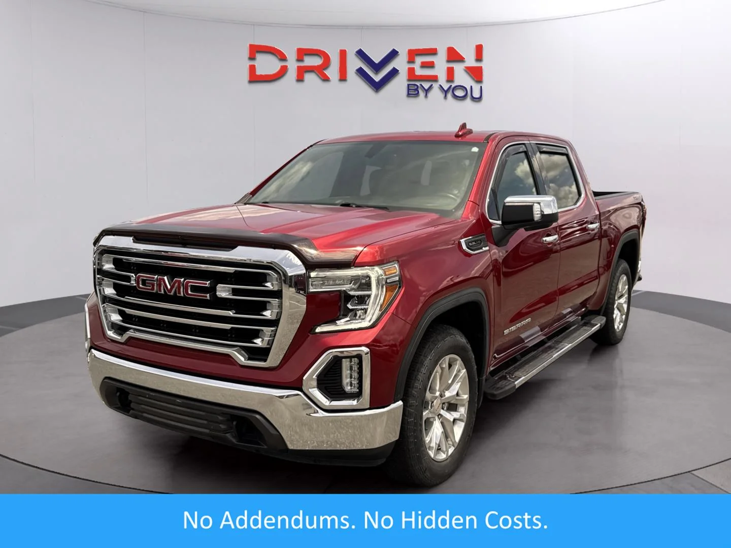 Used 2021 CAYENNE RED TINTCOAT GMC SLT image 1