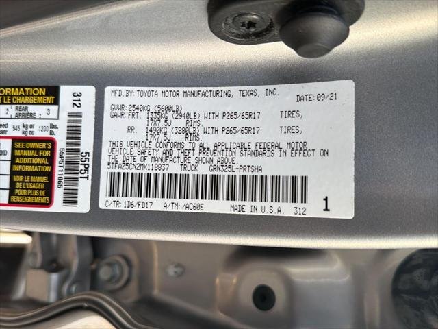 Certified Used 2021 SILVER SKY METALLIC Toyota  image 40