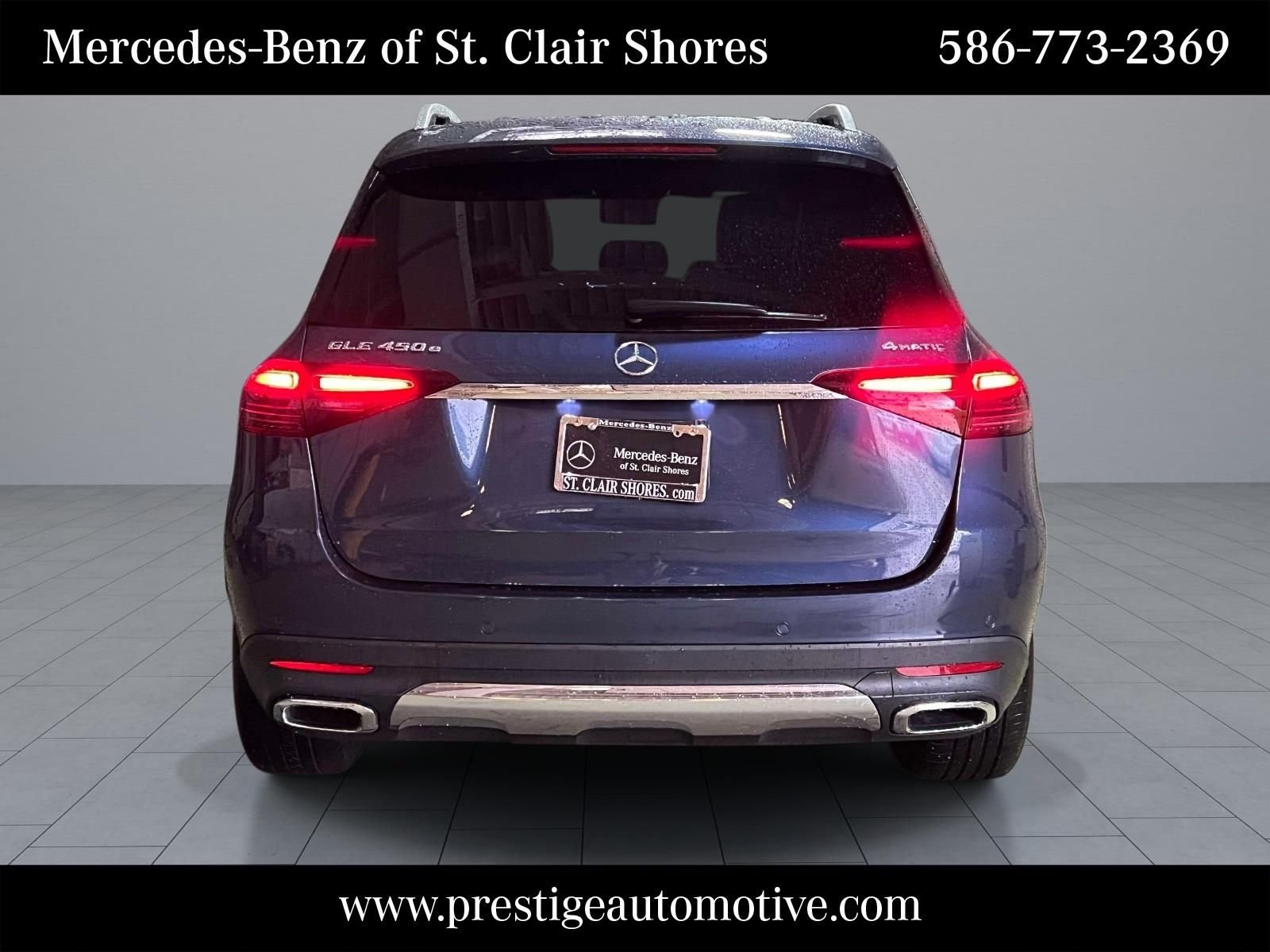 Certified Used 2024 Blue Mercedes-Benz GLE 450e image 4