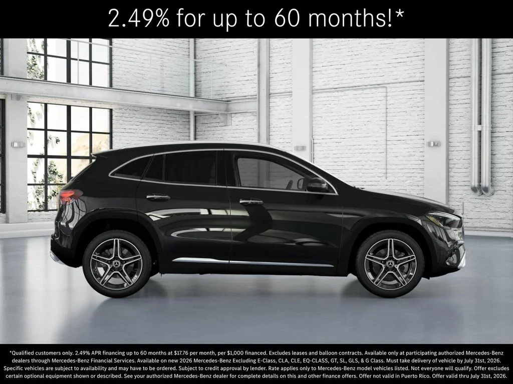 New 2026 Night Black Mercedes-Benz GLA 250 image 2