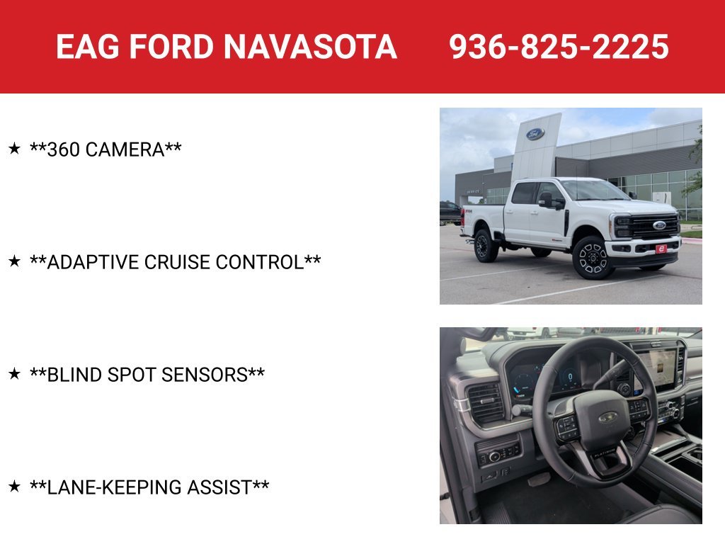 New 2026 Star White Metallic Tri-Coat Ford F-250® Platinum® image 8
