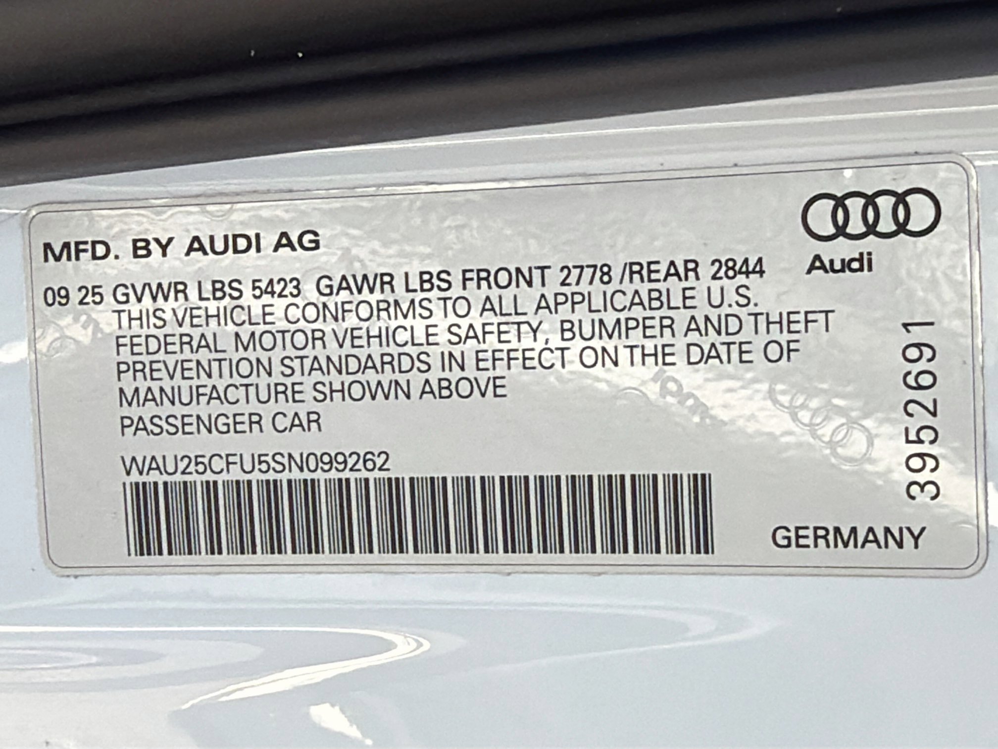 New 2025 46G Audi Premium Plus image 40