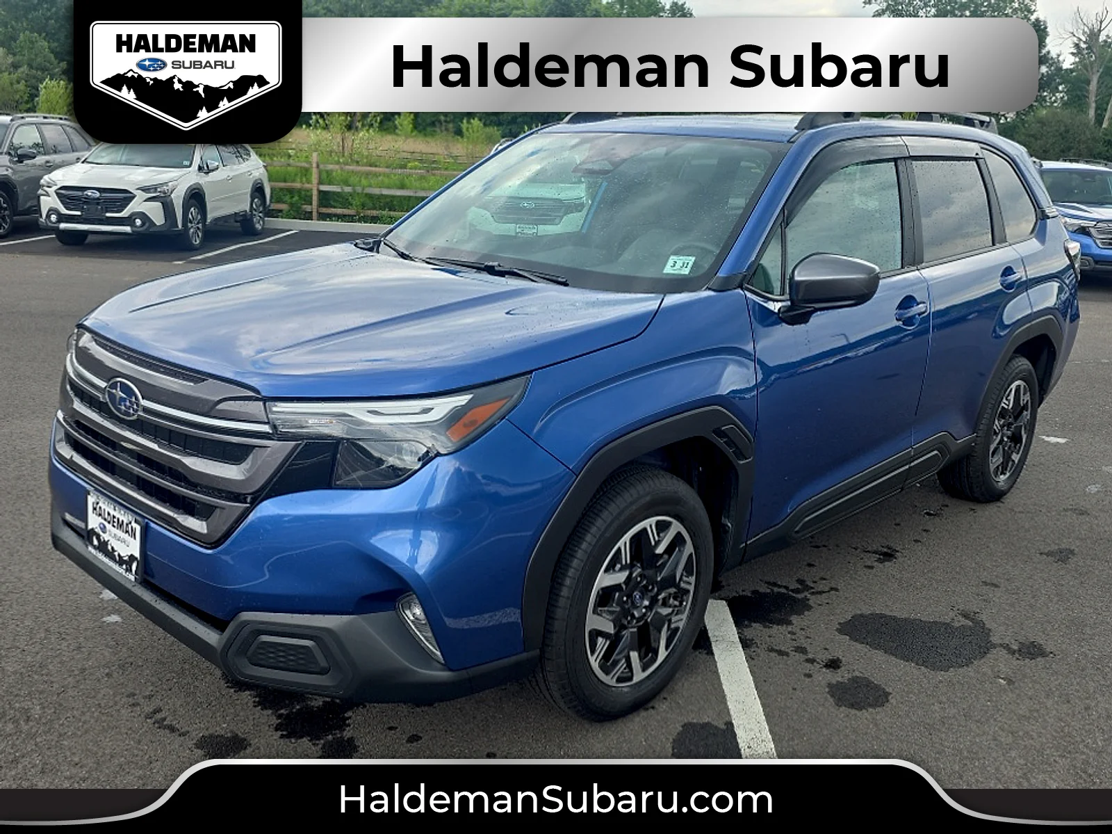 Used 2026 Daybreak Blue Pearl Subaru Premium Hybrid image 1