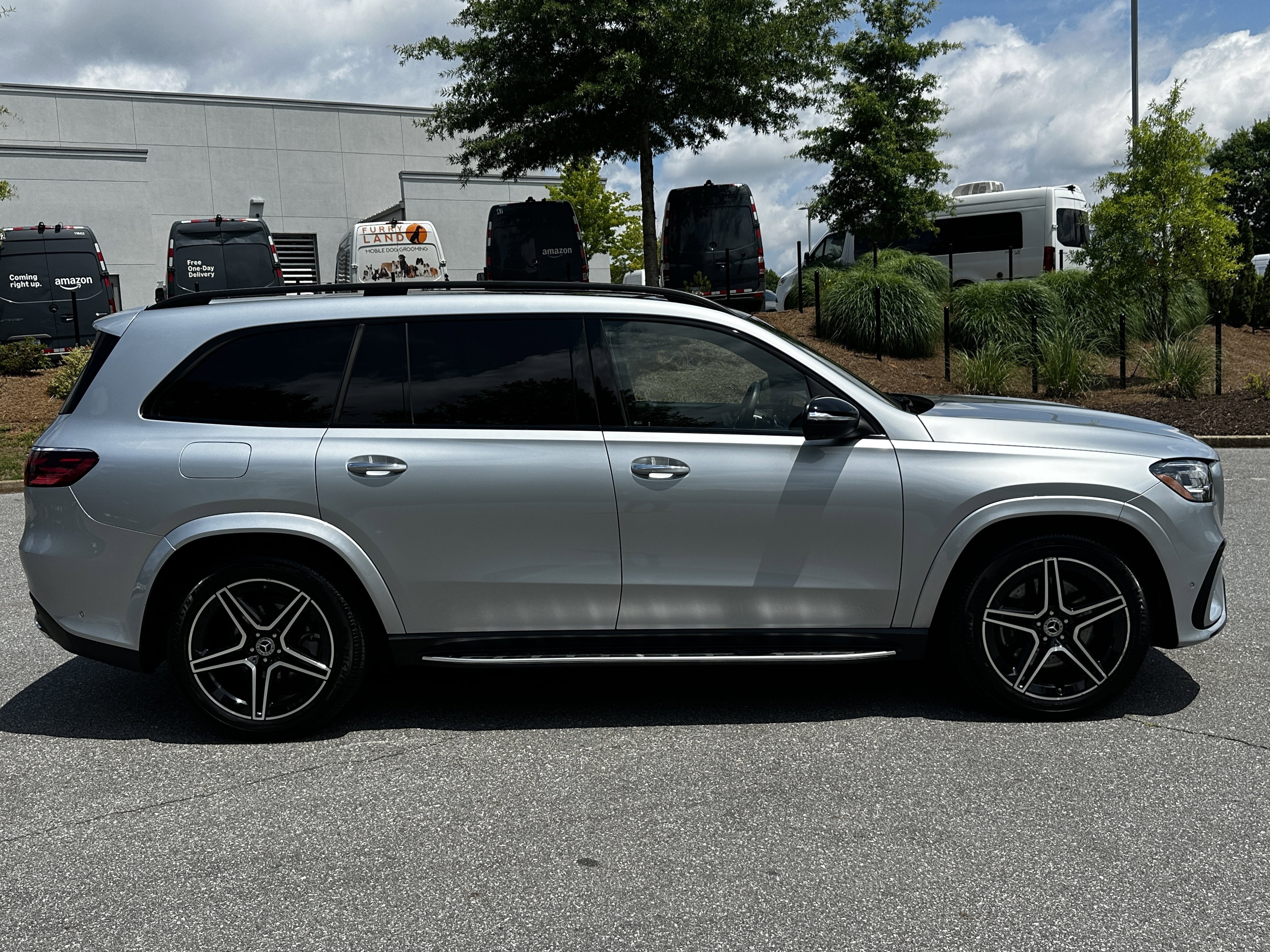 Certified Used 2025 Silver Mercedes-Benz GLS 450 image 9