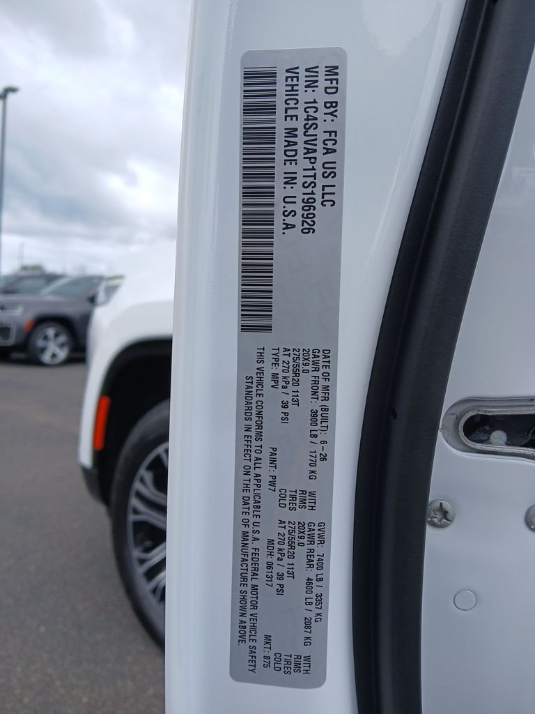 New 2026 Bright White Clearcoat Jeep  image 30
