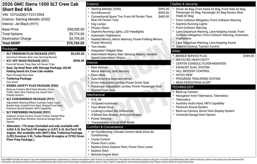 2026 GMC Sierra 1500 SLT - Photo 44