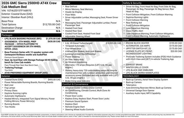 2026 GMC Sierra AT4X 4WD Crew Cab Standard Box's photo