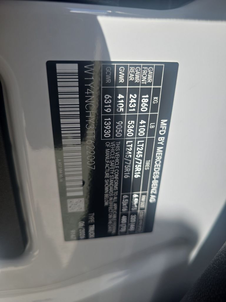 New 2026 Arctic White Mercedes-Benz Cargo 170 WB image 28