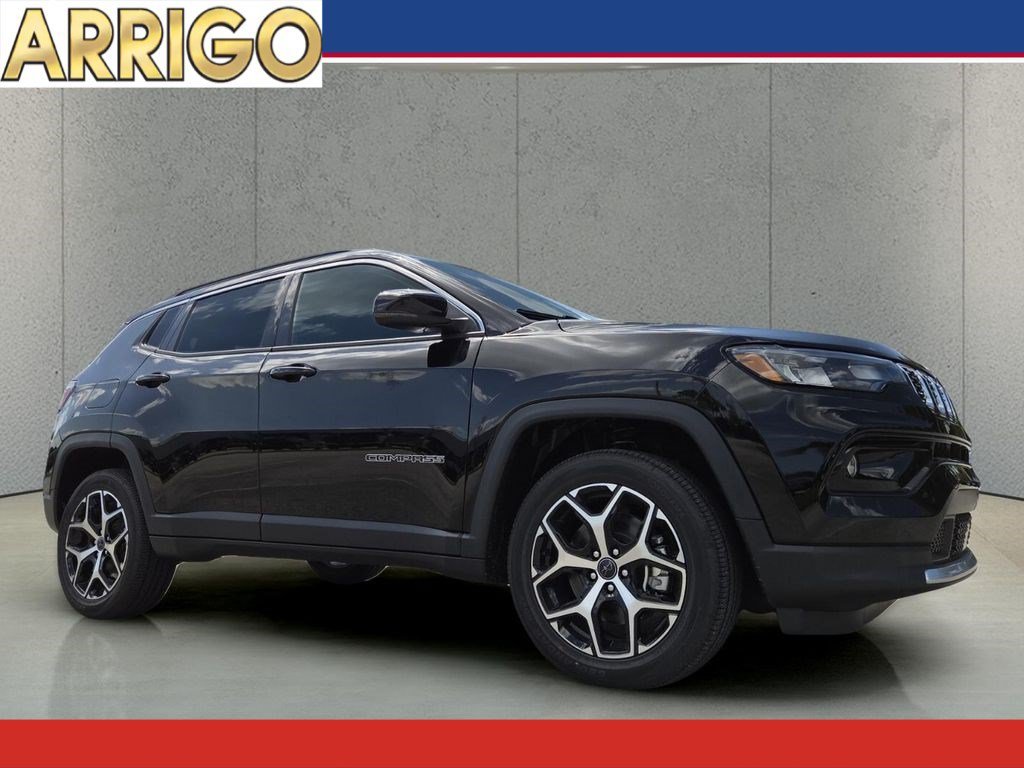 New 2026 Diamond Black Crystal Pearlcoat Jeep Limited image 1