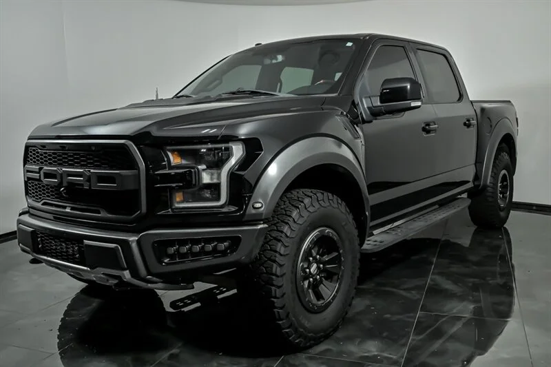 Used 2017 Shadow Black Ford Raptor image 5