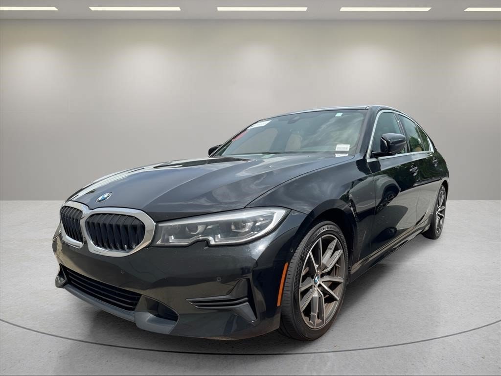 Used 2021 Jet Black BMW 330i image 1
