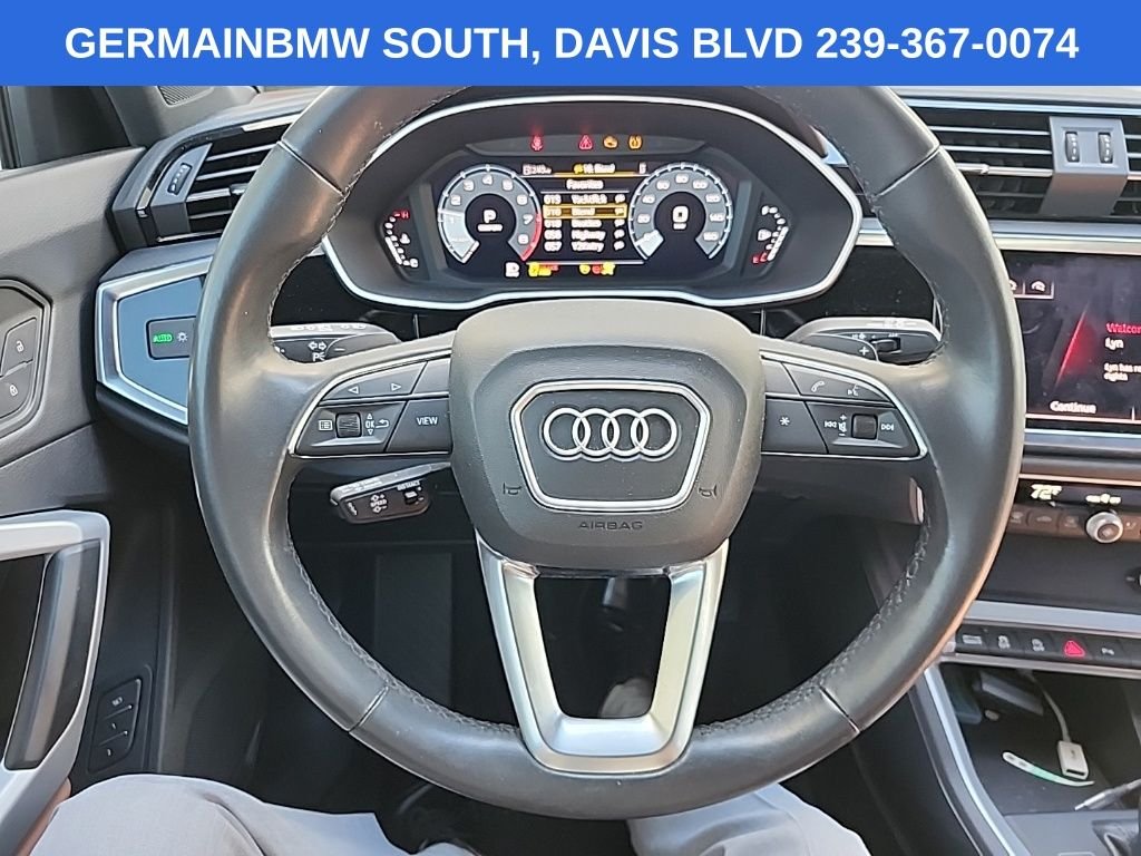 Used 2022 Glacier White Metallic Audi Premium Plus image 16