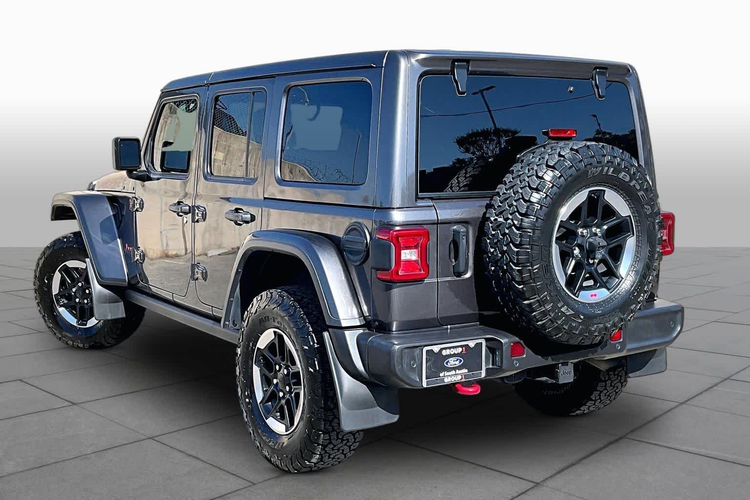 Used 2021 Granite Crystal Clearcoat Metallic Jeep Unlimited Rubicon image 6