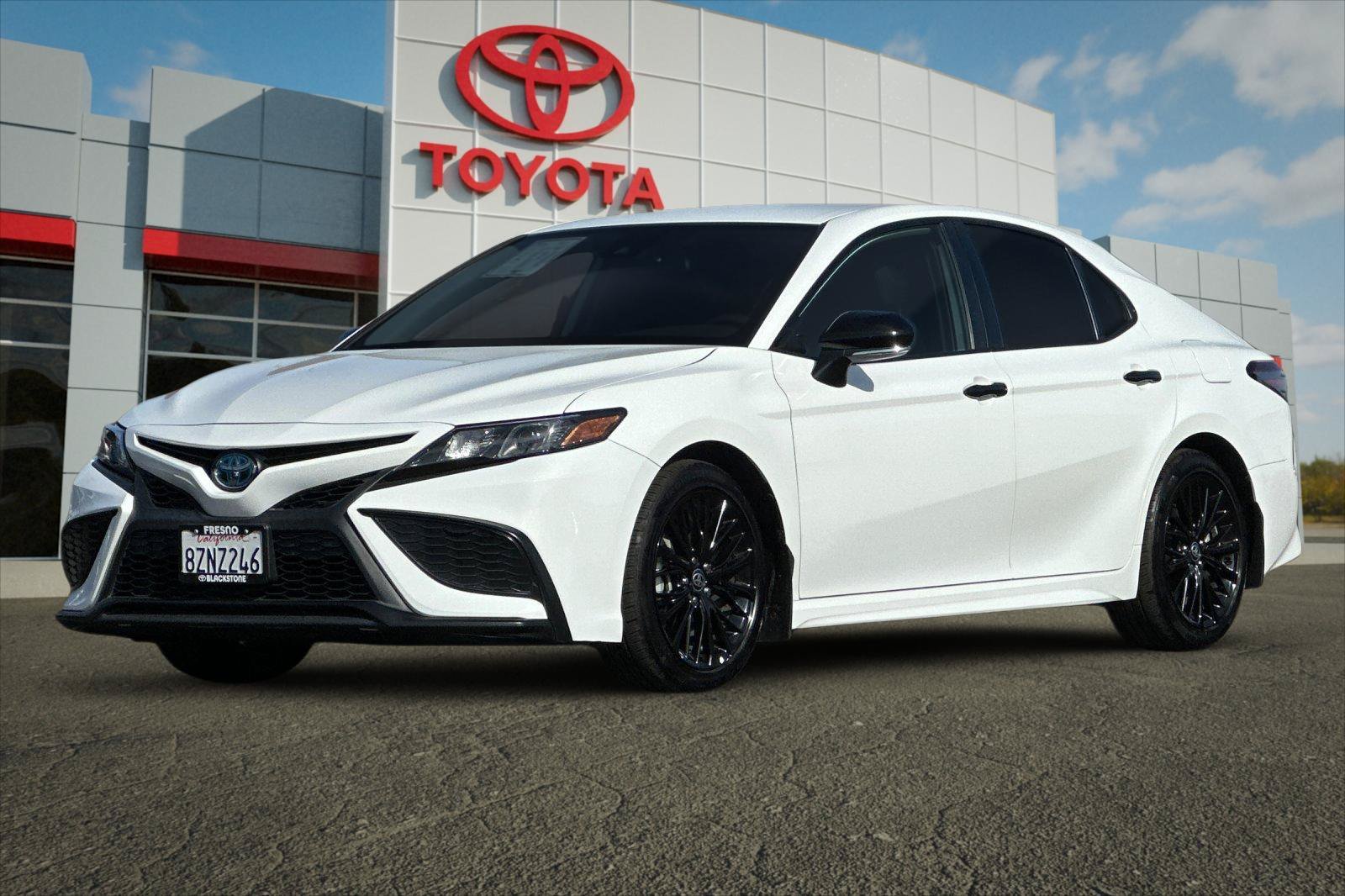 Certified Used 2022 White Toyota Hybrid SE image 7
