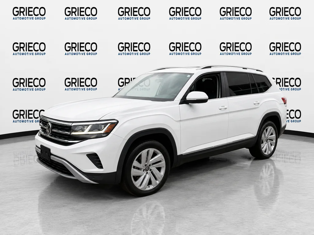 Used 2021 White Volkswagen SEL image 3