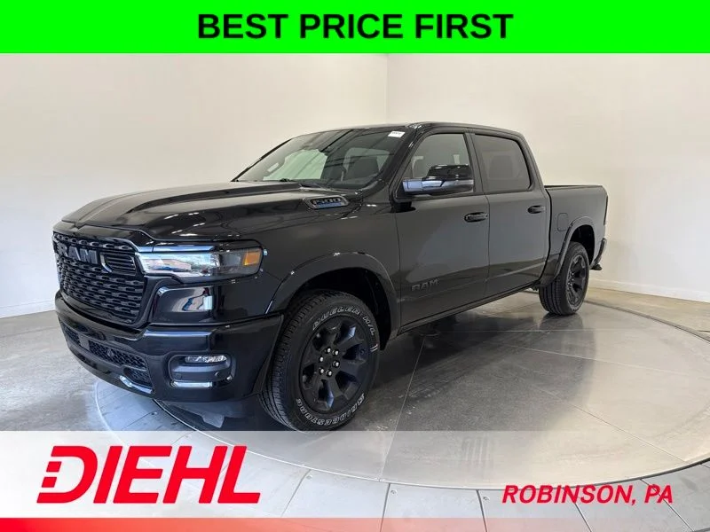 New 2026 Diamond Black Crystal Pearl-Coat Exterior Paint RAM Big Horn/Lone Star image 3