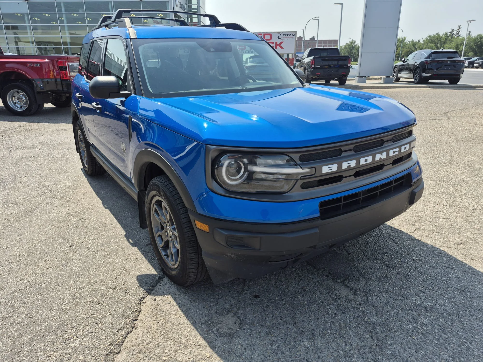 Certified Used 2022 Velocity Blue Metallic Ford Big Bend 4x4*Htd Seats | Remote Start | Lane Keep Assist | CarPlay | Park Assist | Blind Spot Detect image 5