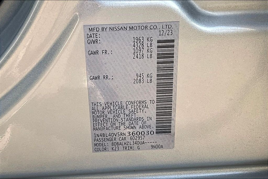 Used 2024 Brilliant Silver Metallic Nissan 2.5 SV image 16