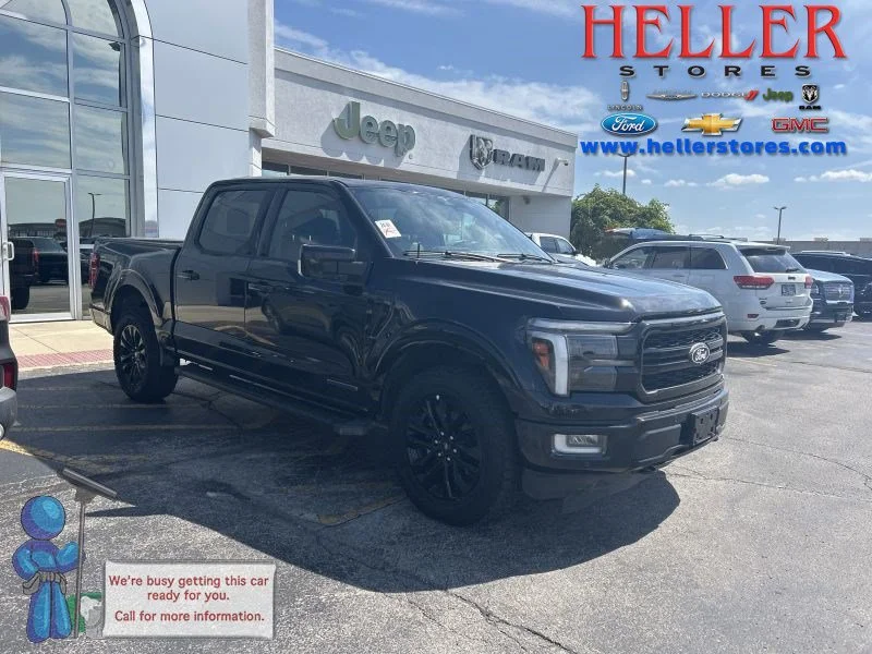 Used 2024 Black Metallic Ford Lariat image 1