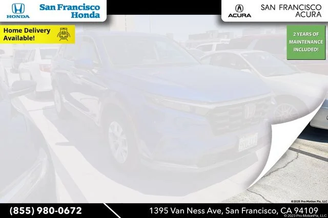 Certified Used 2025 Still Night Pearl Honda LX image 1