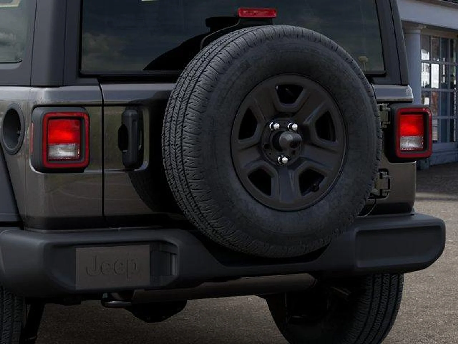 New 2026 Granite Crystal Metallic Clear-Coat Exterior Paint Jeep 4-Door Sport image 13