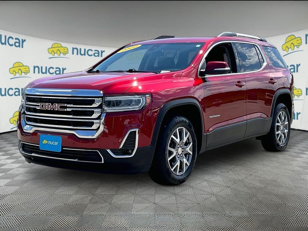 Used 2022 Cayenne Red Tintcoat GMC SLT image 3