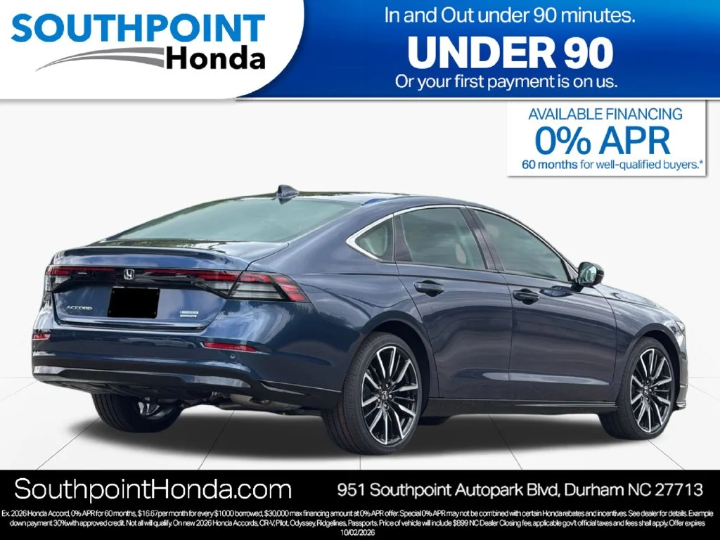New 2026 Canyon River Blue Metallic Honda Touring image 3