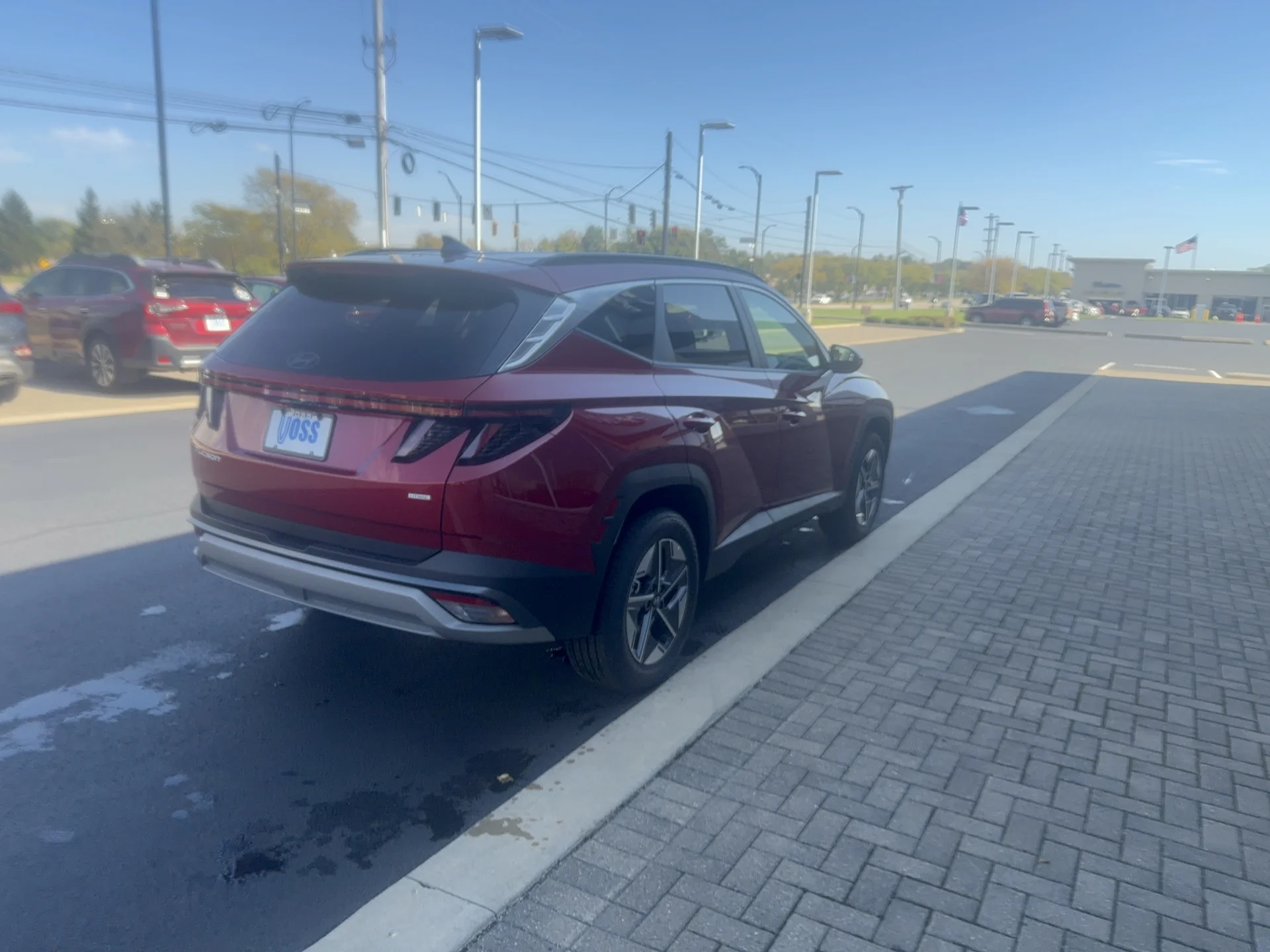 New 2026 Ultimate Red Pearl Hyundai SEL Premium image 10