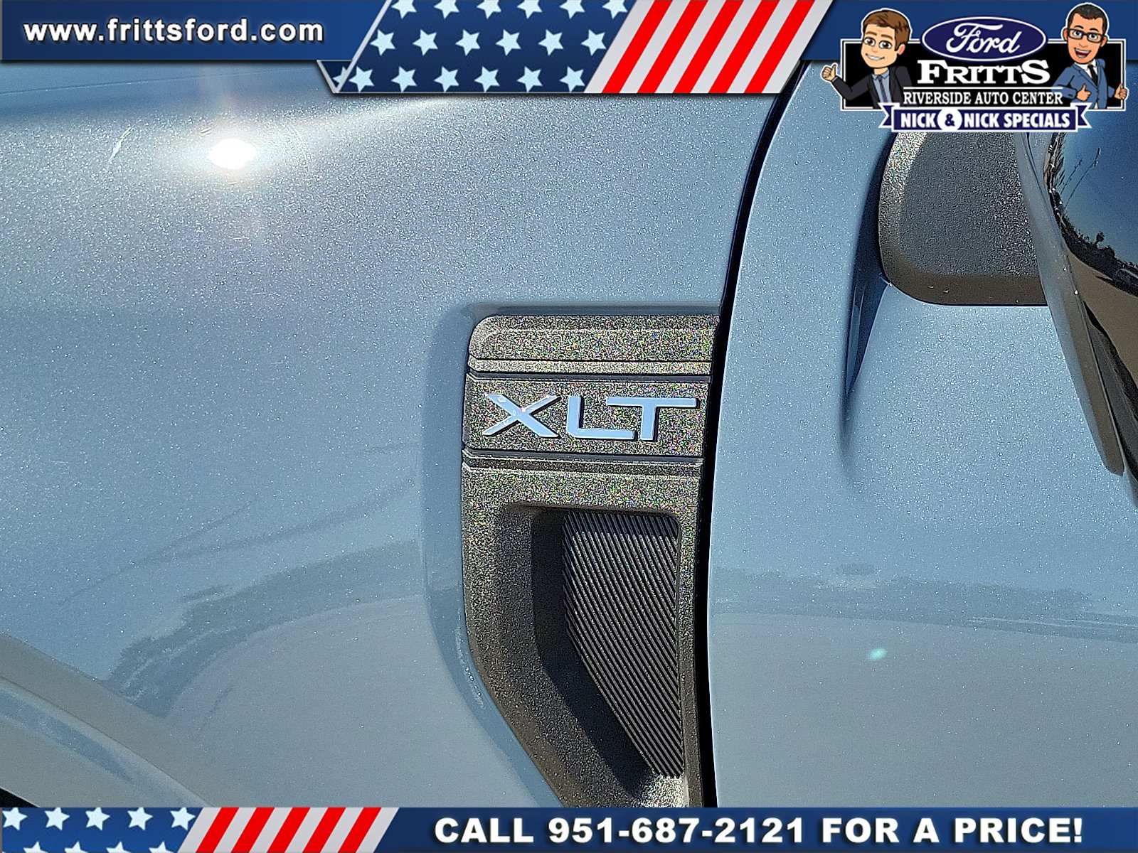 New 2026 Azure Gray Metallic Tri-Coat Ford XLT image 24