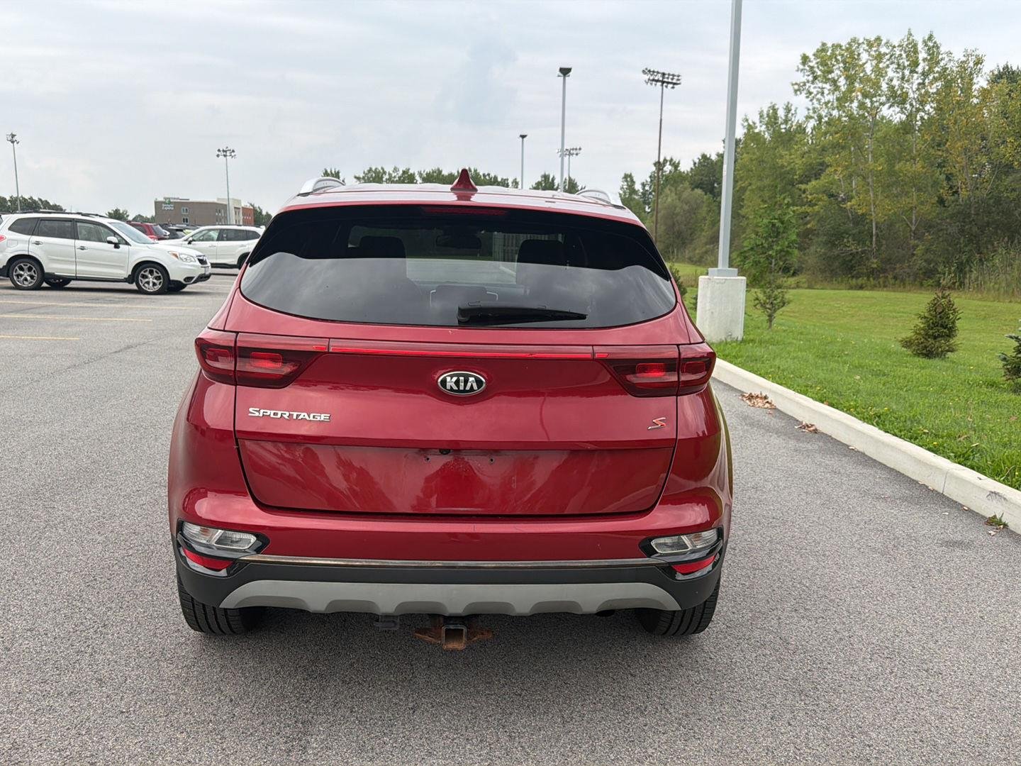 Used 2020 Hyper Red Kia S image 4