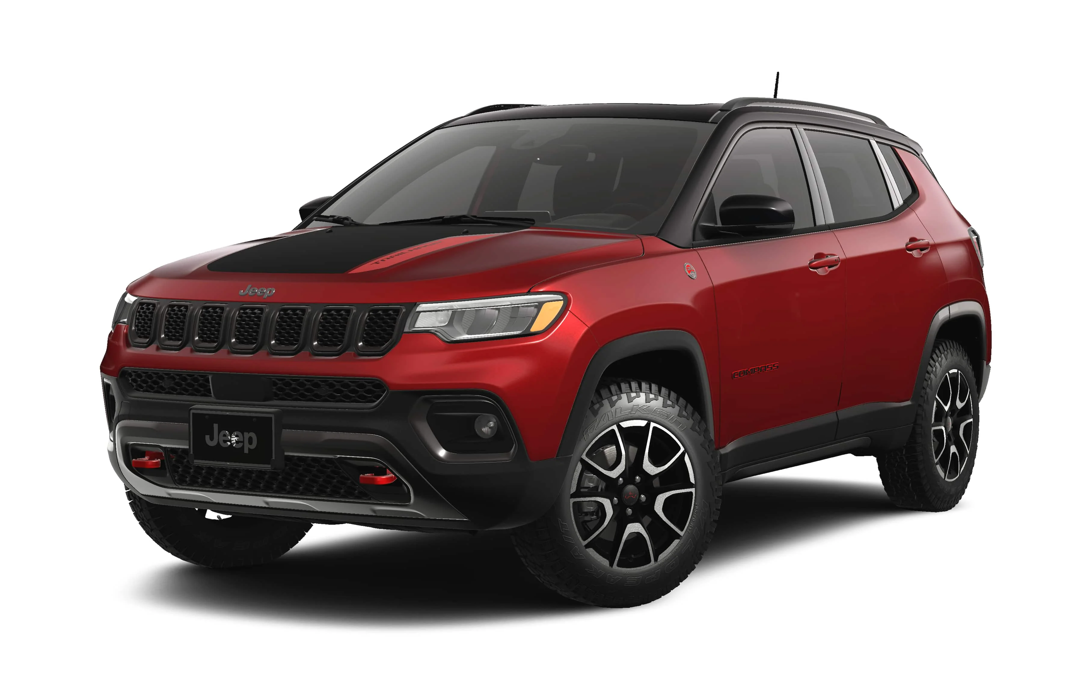 New 2026 Red Hot Pearl-Coat Exterior Paint Jeep Trailhawk image 1